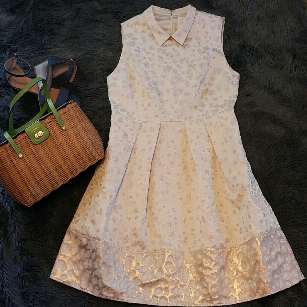 Erin Featherston Carrie Blossom Jacquard dress